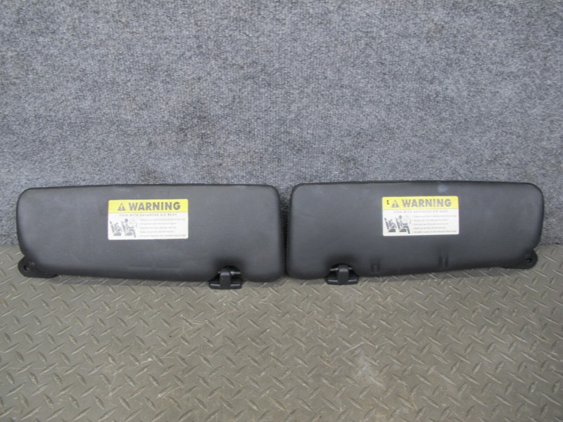 2006-2010 BMW E64 CONVERTIBLE FRONT LEFT & RIGHT SUN VISOR SET OF 2