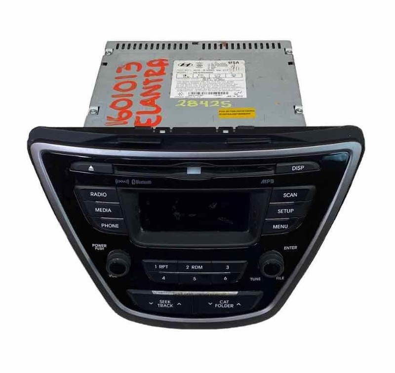 2013 HYUNDAI ELANTRA 1.8L US RADIO DISPLAY SCREEN & RECEIVER OEM 961703X165