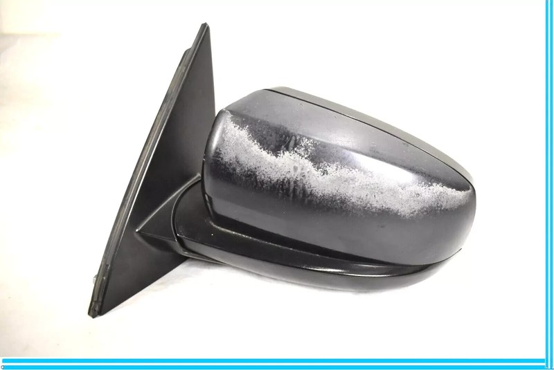 07-13 BMW X5 E70 Left Driver Side Rear View Door Mirror Black OEM