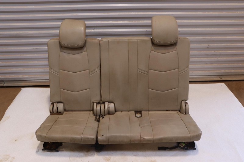 2015-2016 CADILLAC ESCALADE REAR 3RD THIRD ROW SEAT COMPLATE TAN LEATHER OEM