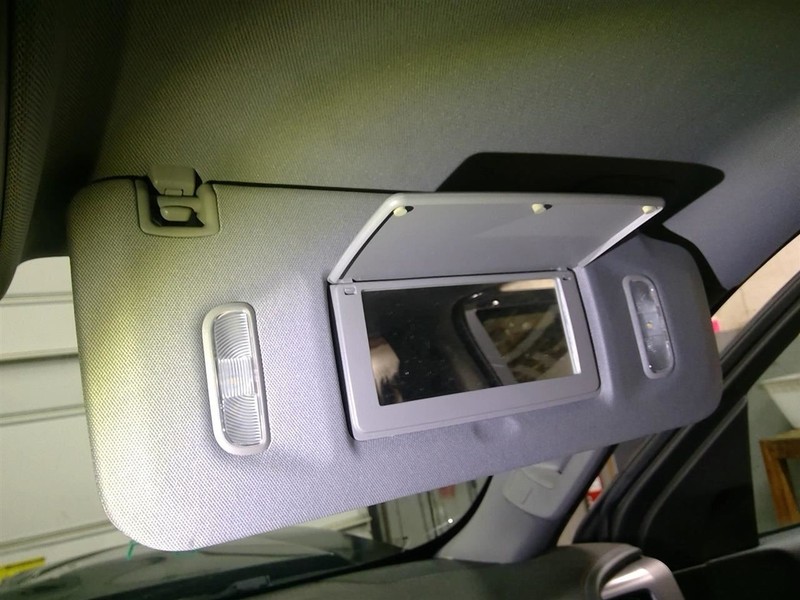 Passenger Sun Visor Classic Style Fits 14-19 SIERRA 1500 PICKUP 1757669