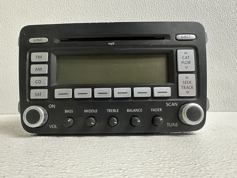 2007-2009 VW Jetta GLI Am Fm Mp3 Radio Stereo 2 DIN 6 Disc CD Player