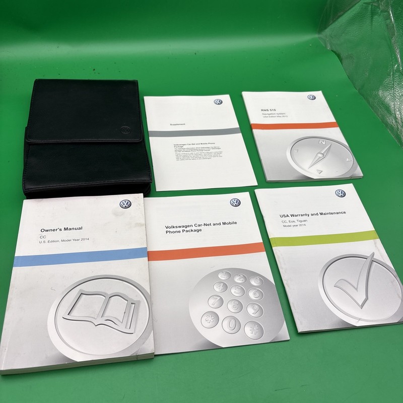 2014 VOLKSWAGEN CC OWNERS MANUAL Maintenance Navigation Supplement With Case