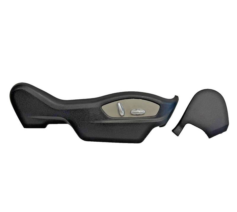 📌 15-18 PORSCHE MACAN FRONT RIGHT SEAT TRIM PANEL W/ SEAT ADJUSTMENT SWITCH OEM