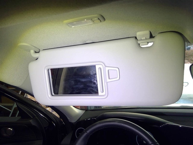 Driver Sun Visor US Market With Illumination Fits 21-25 ELANTRA 1769449