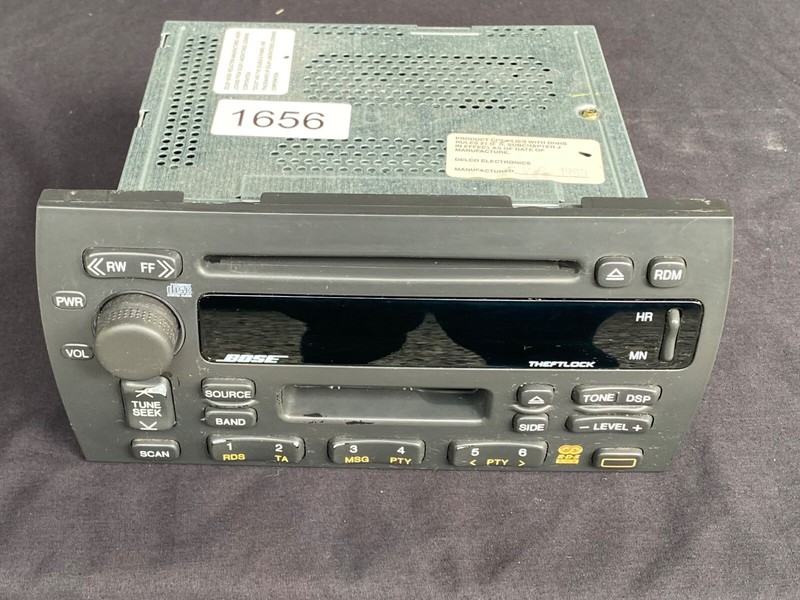 00-01 Cadillac Deville 1998-01 Seville BOSE RADIO AM FM CASSETTE CD 09380786 OEM