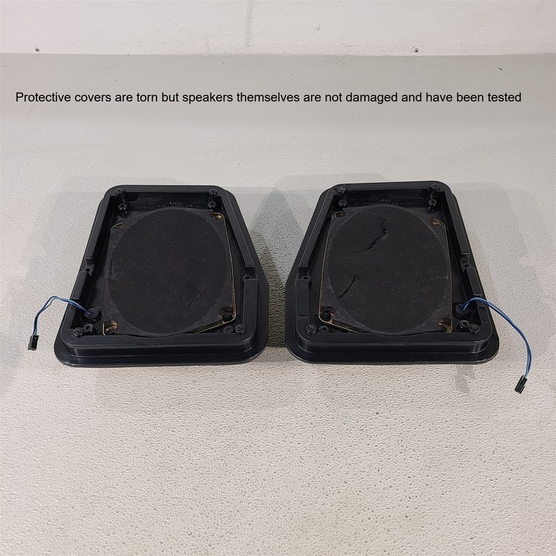 90-96 Corvette C4 Coupe Left & Right Rear Delco Speakers Pair Oem Aa7326