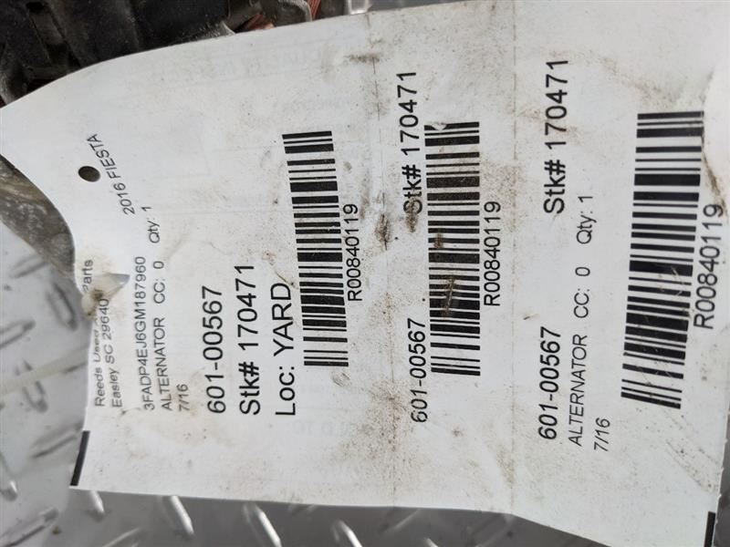 Alternator Without Turbo Fits 11-19 FIESTA 840119