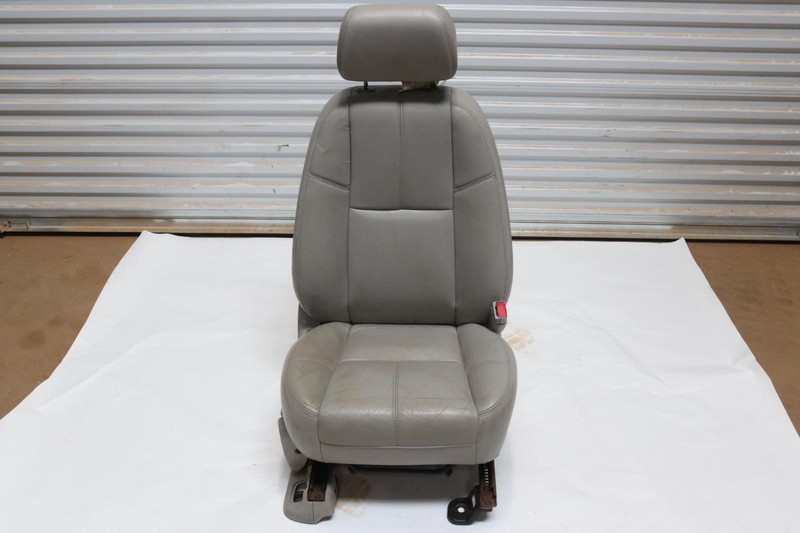 2007-2008 CHEVY AVALANCHE FRONT RIGHT PASSENGER SIDE SEAT LEATHER GRAY OEM