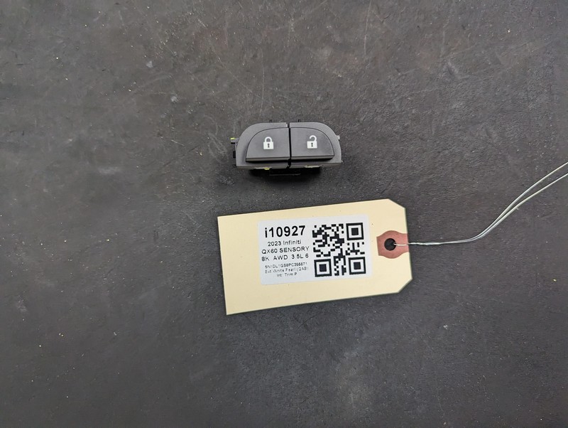 Front Right Door Lock Switch 2023 Infiniti QX60 Sensory 2022