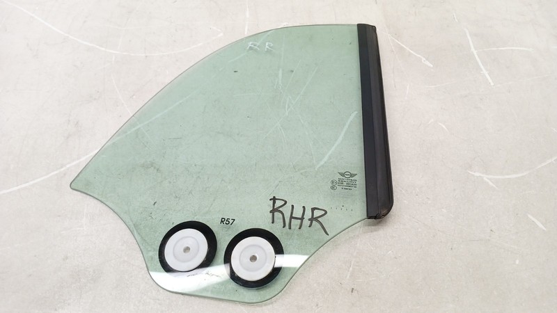 09-15 MINI COOPER S R57 CONVERTIBLE QUARTER GLASS WINDOW RIGHT REAR OEM 080625