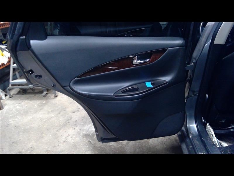 2017 QX50 Driver Left Rear Door Trim Panel Black Rear 1279553