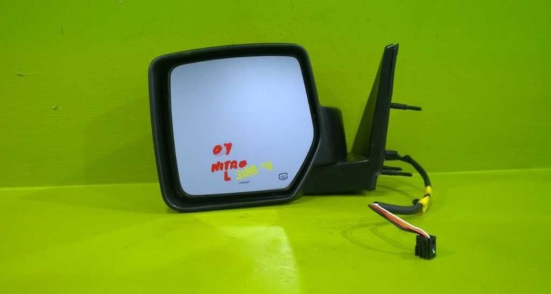 07 08 09 NITRO DRIVER LEFT HEATED SIDE VIEW MIRROR OEM 3188-41
