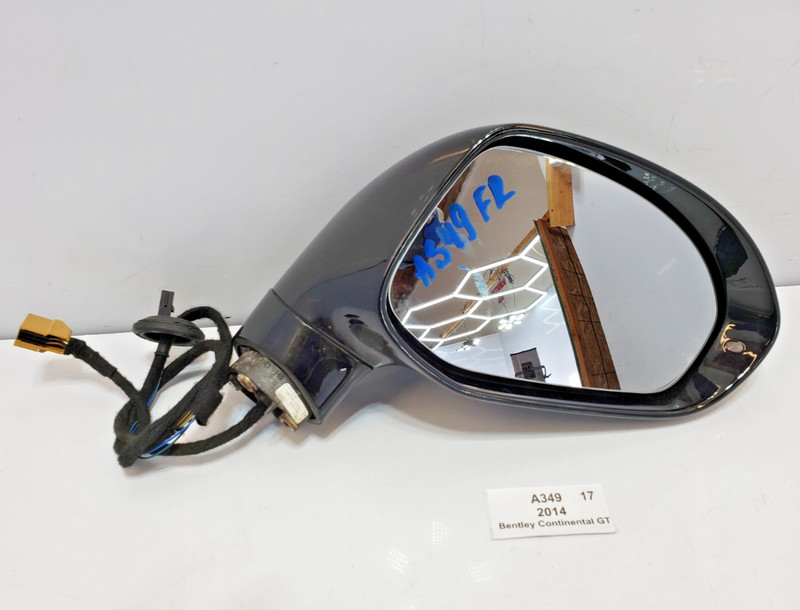 ✅ 12-16 OEM Bentley Continental GT Right Passenger Rear View Door Mirror Black*