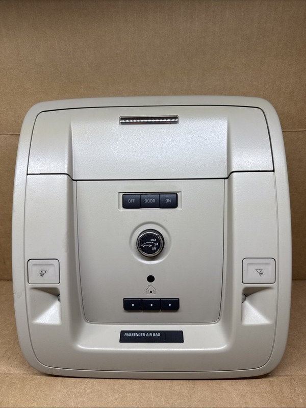 2015-2018 Escalade Suburban Yukon Tahoe Beige Overhead Console OEM 23452569