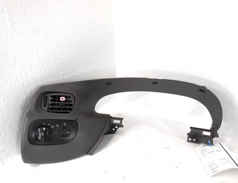 2000 00 Ford F-150 Speedometer Trim Surround Bezel Vent & Headlight Switch OEM
