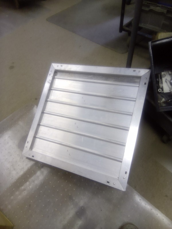 Global Industrial Exhaust Shutter 36"-556-STD-36-SP