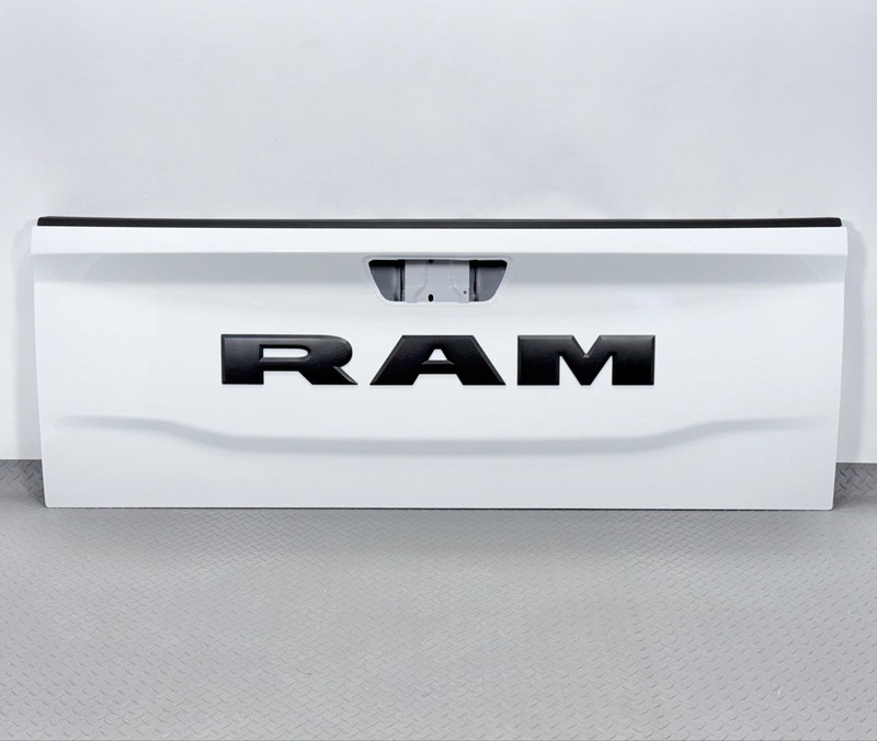 ✅ 2019-26 RAM 2500 3500 5500 5th OEM REAR TAILGATE SHELL White PW7 BED LID DOOR