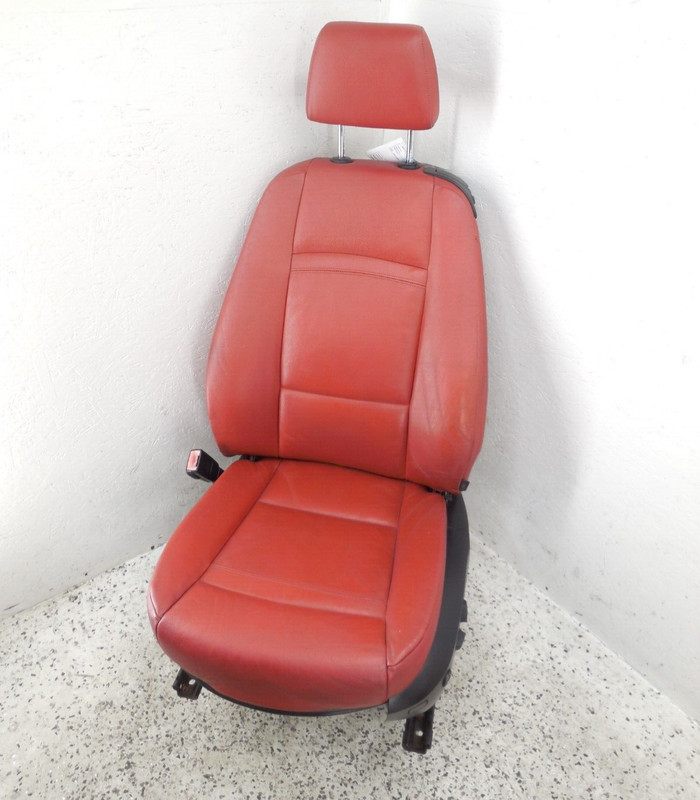 07-12 BMW 328i Cpe Front Seat Driver Left Electric Memory W/O Sport OEM Red