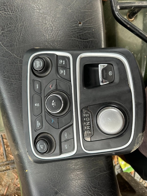15-17 CHRYSLER 200 OEM HEATER A/C CONTROL & BEZEL W/ SHIFTER SELECTOR KNOB