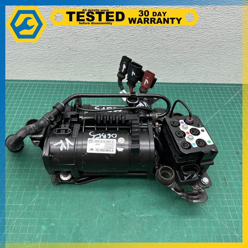 03-18 BENTLEY CONTINENTAL AIR RIDE SUSPENSION COMPRESSOR PUMP OEM
