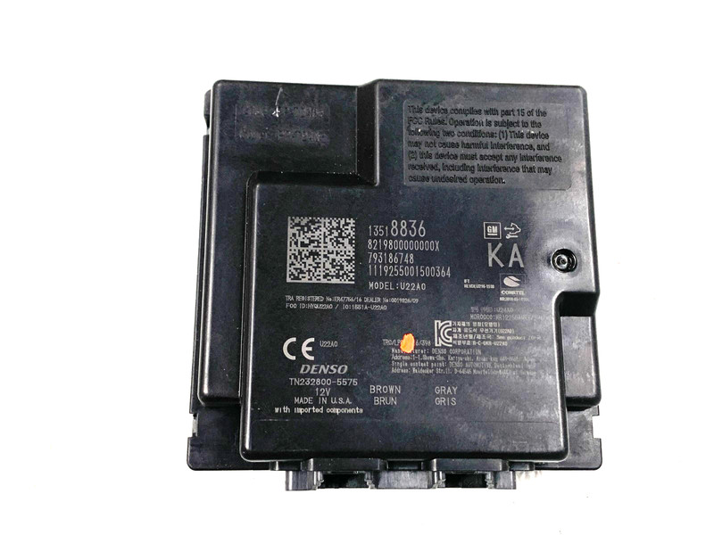 2018-2021 BUICK ENCLAVE CHASSIS CONTROL MODULE OEM #A0.25