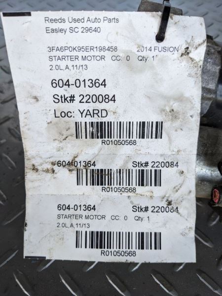 Starter Motor Fits 13-20 FUSION 1050568