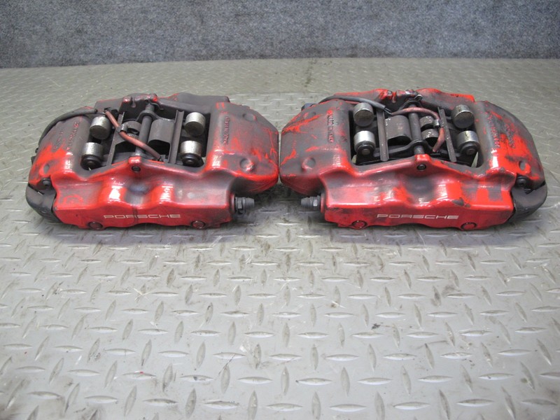 2003-2006 PORSCHE CAYENNE 955 TURBO REAR LEFT & RIGHT BREMBO BRAKE CALIPER SET