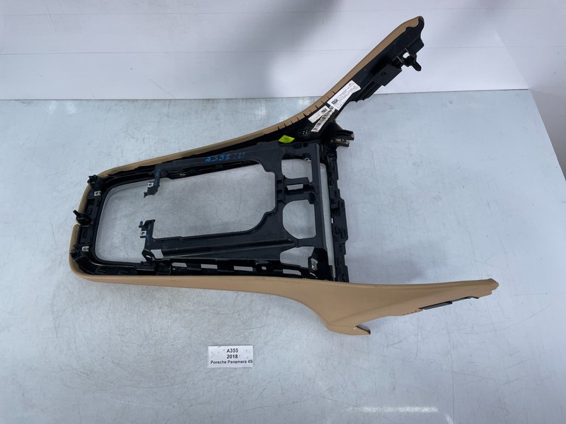 ✅ 17-23 OEM Porsche Panamera 4S 971 Front Center Console Shifter Bezel Trim*