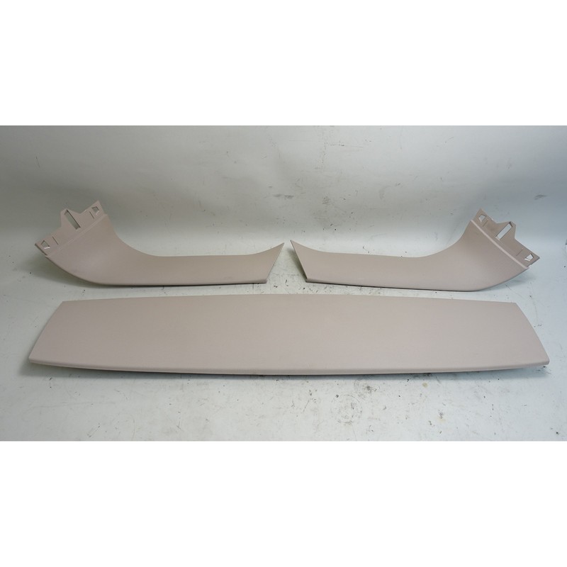 2014-2018 BMW F15 X5 Rear Trunk Boot Lid Int Upper Trim Cover Set Oyster OEM