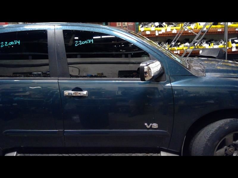 Passenger Right Front Door Electric Blue Paint Code B18 Fits 04-07 ARMADA 793952