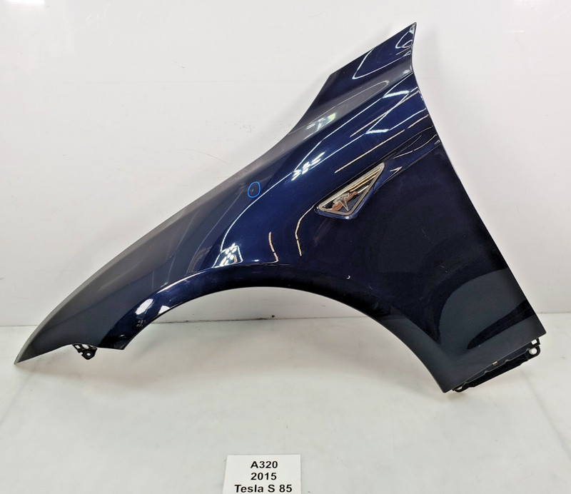✅ 12-20 OEM Tesla Model S Front Left Driver Fender Panel Cover Blue PMMB NOTE*