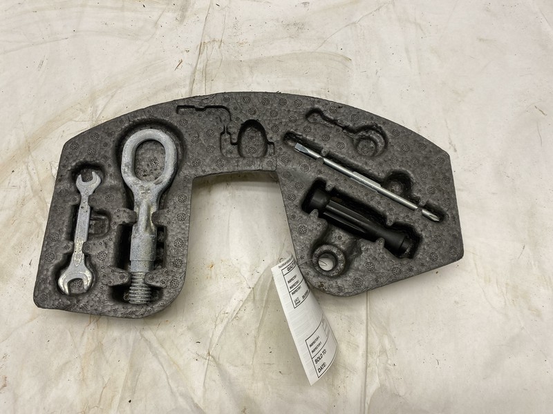 2006-2012 BENTLEY CONTINENTAL EMERGENCY HOOK SCREEW LUG TOOL KIT W/ HOLDER OEM