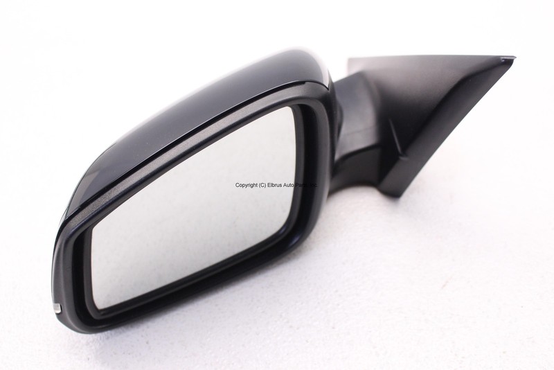 BMW 335I GT 14 15 16 DRIVER SIDE VIEW MIRROR MEMORY W/O AUTO DIM & SURROUND OEM