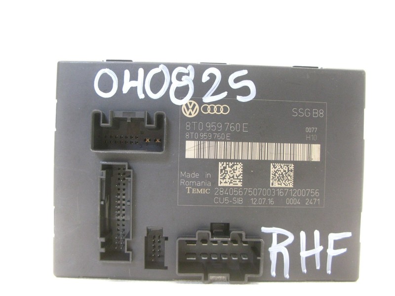 10-17 AUDI 8T A5 S5 RS5 FRONT PASSENGER RIGHT SEAT CONTROL MODULE OEM 040825
