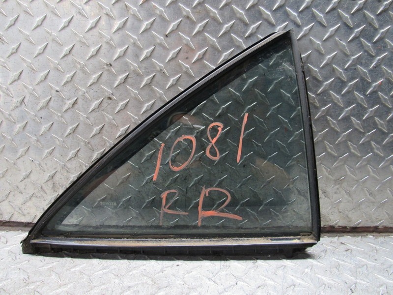 07 - 11 TOYOTA CAMRY RIGHT PASSENGER REAR DOOR VENT GLASS NORTH AMERICA BUILT