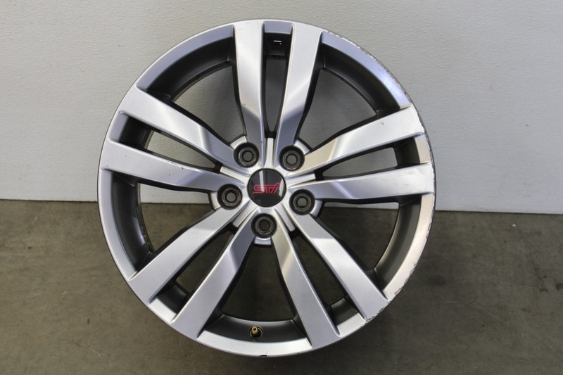 Subaru WRX STI Dual 5 Spoke Silver Wheel Rim Alloy 18" Genuine Oem 2008-2014