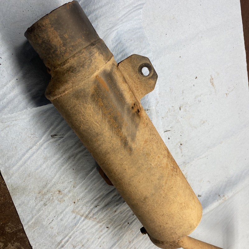 1987 - 1991 YAMAHA CHAMP Kids Atv YFM100 exhaust system muffler Good