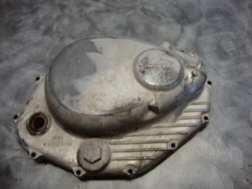 1976 77 Honda Enduro XL250 Xl 250 Dirt Bike Engine Clutch Cover Panel Right G11