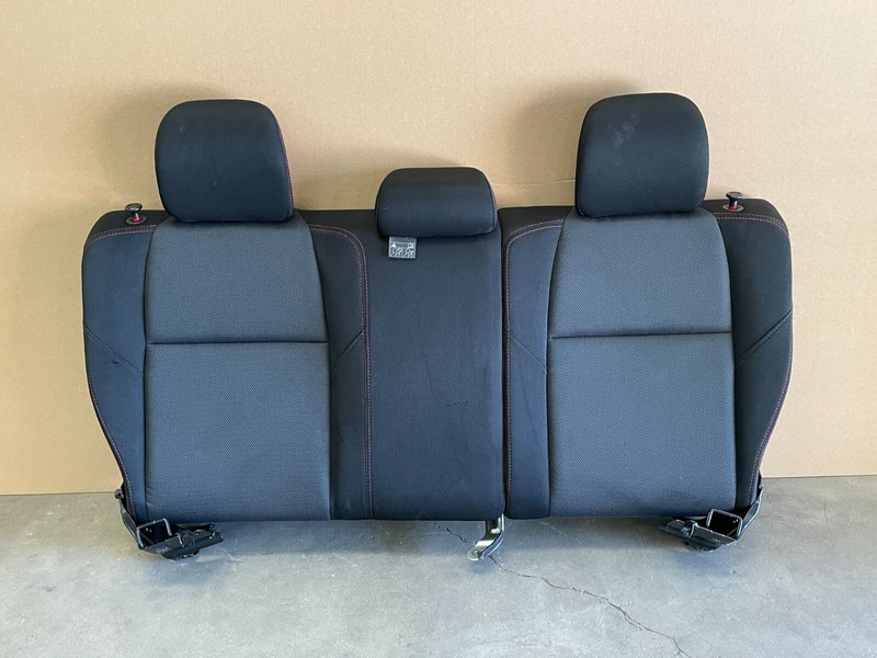 15 16 17 18 19 Subaru WRX Rear Top Upper Seat Cushion Black W/Red 1389 OEM