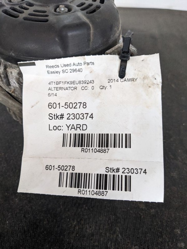 Alternator 100 Amp Fits 11-16 SCION TC 1104887