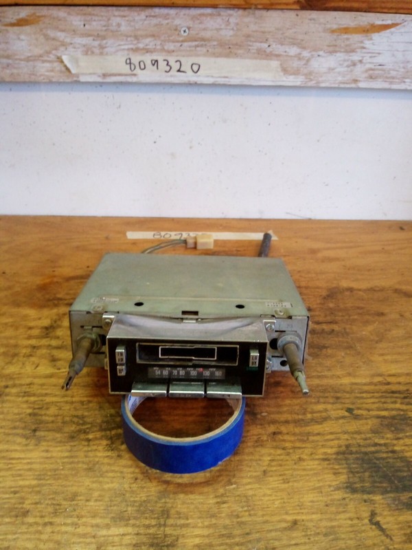FultonAM/ FM /APX CASSETTE CAR RADIO # 16-5100 by Arthur Fulmer rare untested