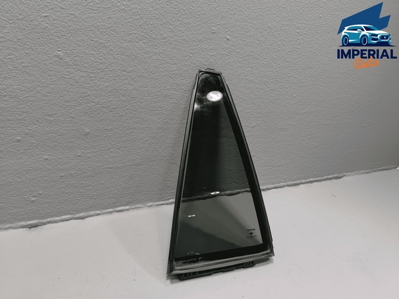 TOYOTA RAV4 REAR DRIVER SIDE DOOR WINDOW CORNER VENT FIXED GLASS OEM 2019 - 2025