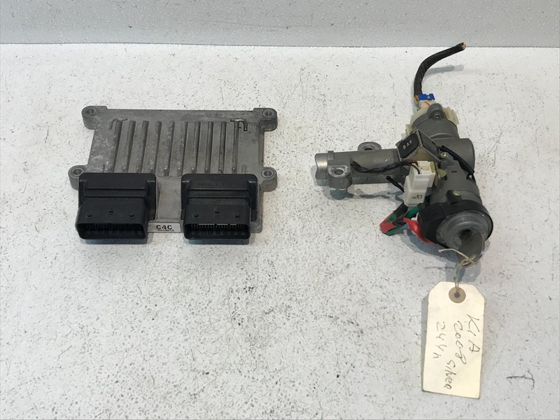 06-14 KIA SEDONA IGNITION SWITCH & LEFT DOOR LOCK CYLINDER W/KEY ECU ECM UNIT