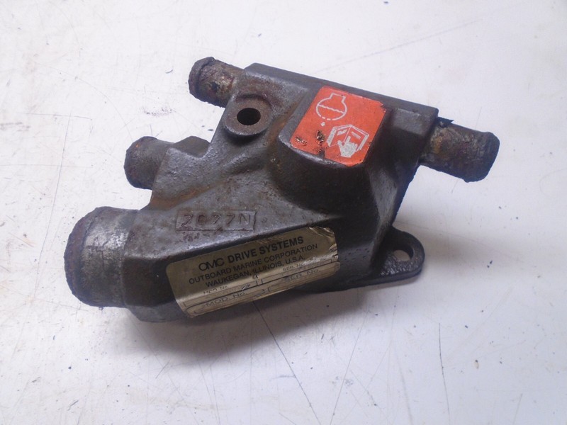 Y1 910179 Thermostat Housing, OMC Chevy V6 V8 5.0 5.7 4.3LMarine