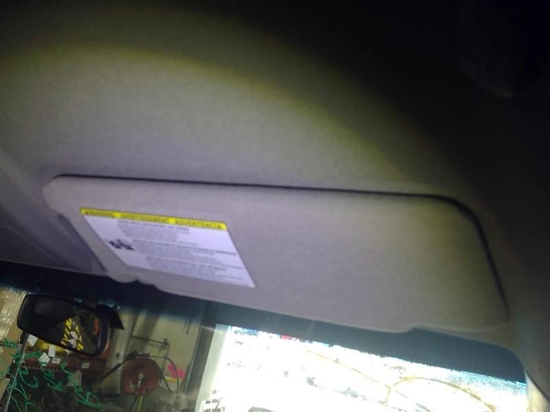 Passenger Sun Visor Crew Cab 4 Door Fits 12-15 TACOMA 1728282