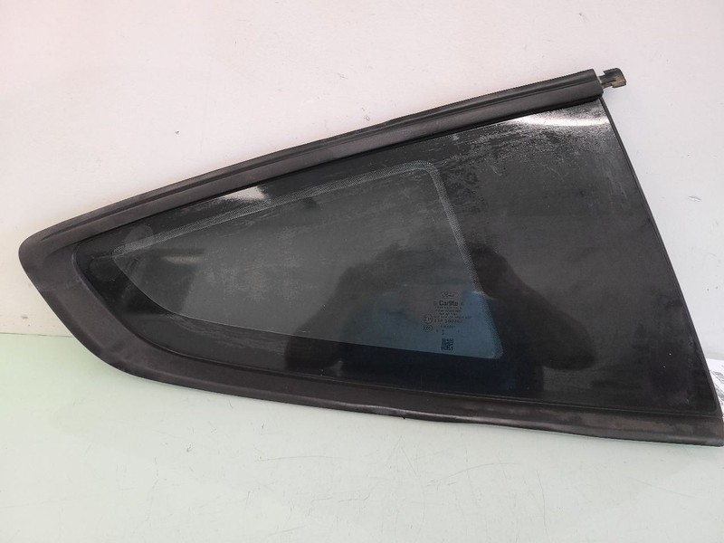 Passenger Quarter Glass Coupe Stationary Black Trim Fits 15-17 MUSTANG 570929