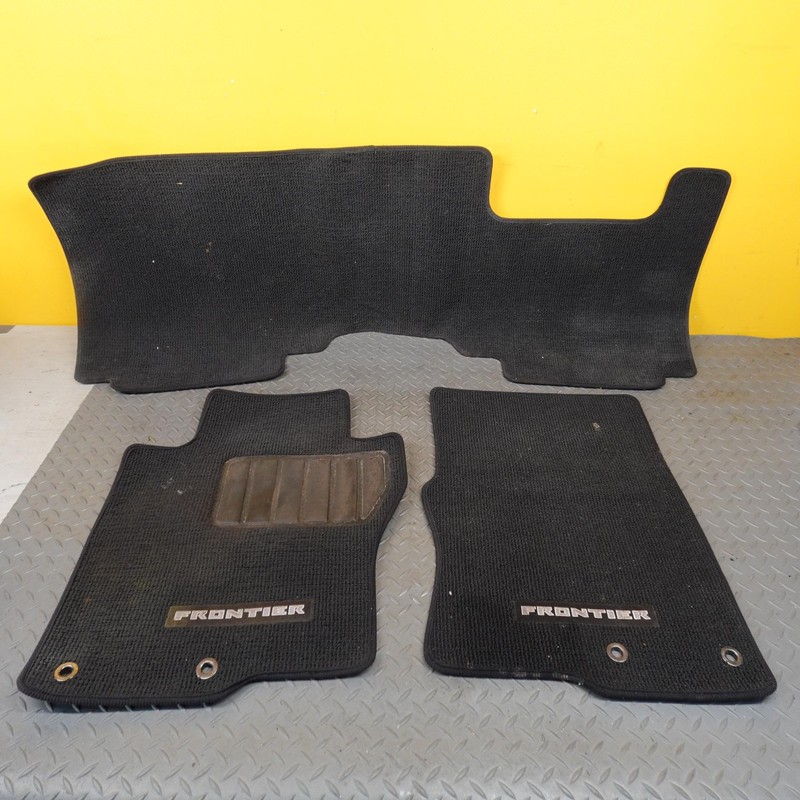 2022-2024 NISSAN FRONTIER FLOOR INTERIOR CARPET COVER LINER MAT SET OF 3 OEM