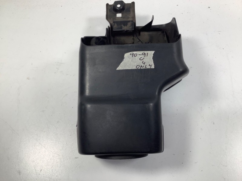 90-91 Honda Civic 4D Steering Column Upper Lower Cover Black OEM