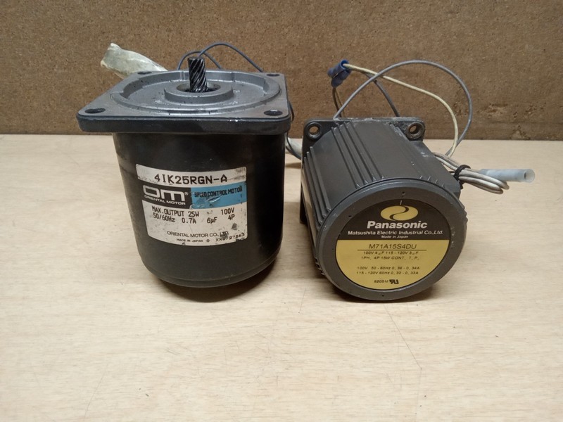 Panaso Ic M71A15S4DU Speed Motor W/ Oriental Motor 4IK25RGN-A Gear Head